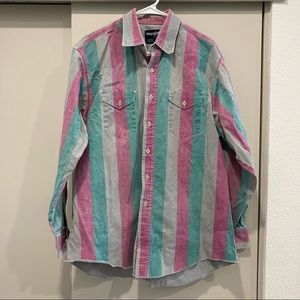 Mens Wrangler Long-sleeve button-up